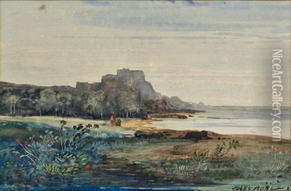 Paysage De Bord De Mer Oil Painting - Le Noel Jules Mire