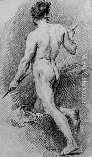 A nude Oil Painting - Jean-Baptiste-Marie Pierre