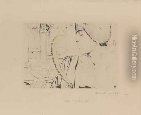 Sire Halewyn Oil Painting - Fernand Khnopff
