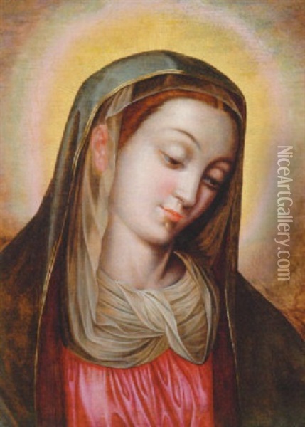 The Madonna Oil Painting - Jacob Adriaensz de Backer