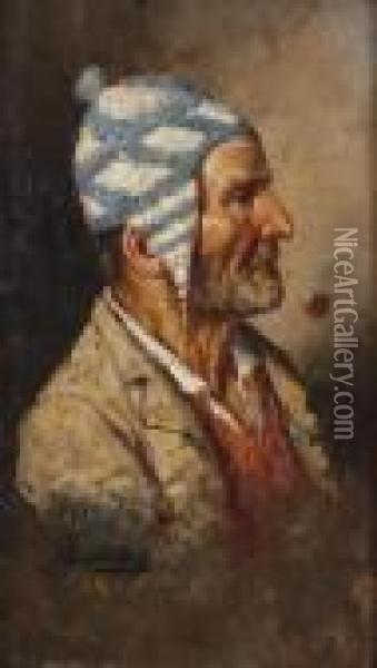 Ritratto Di Anziano Oil Painting - Bernard Hay