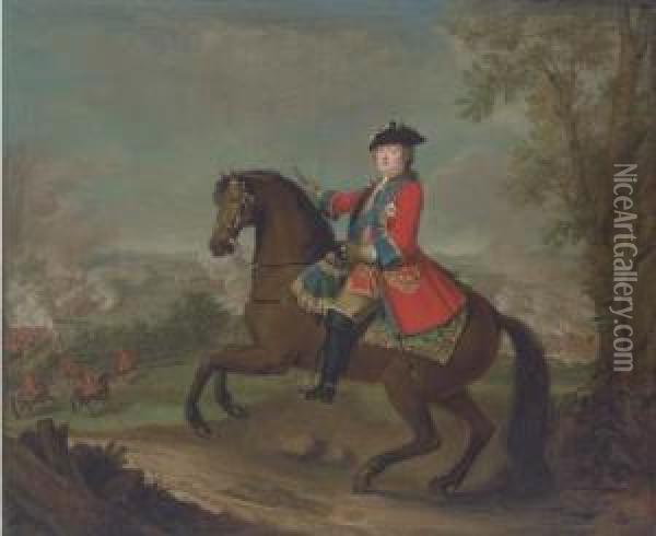H.r.h. William Augustus, Duke Of Cumberland Oil Painting - David Morier