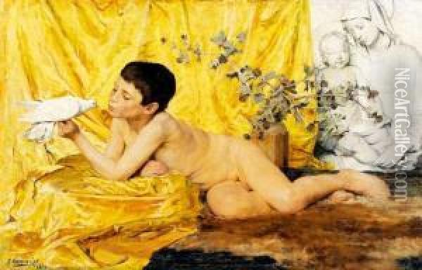 L'innocence Oil Painting - Gustave Vanaise