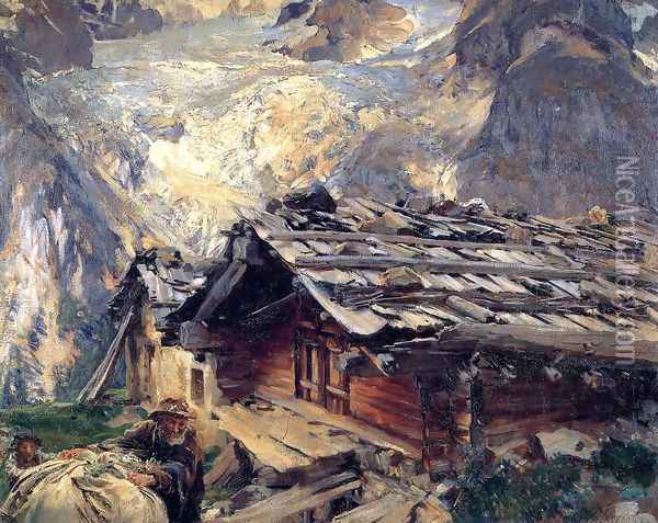 Brenva Glacier Oil Painting - John Singer Sargent
