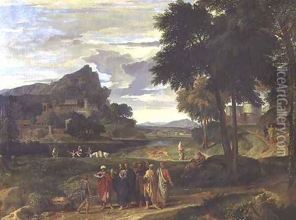 The Nobleman of Capernaum, c.1670 Oil Painting - Jean-Francois Millet