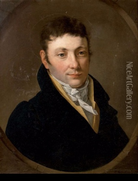 Portrait Du Docteur Fontaneilles Oil Painting - Charles Boulanger de Boisfremont