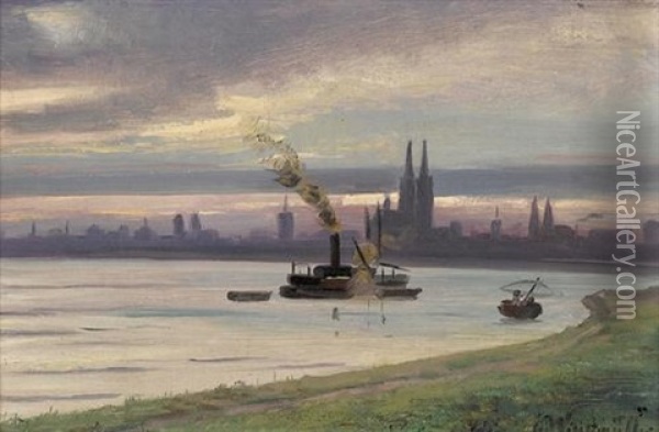 Koln Am Rhein Oil Painting - Eugen Windmueller