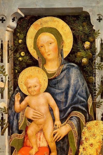 Madonna with Child 4 Oil Painting - Gentile Da Fabriano