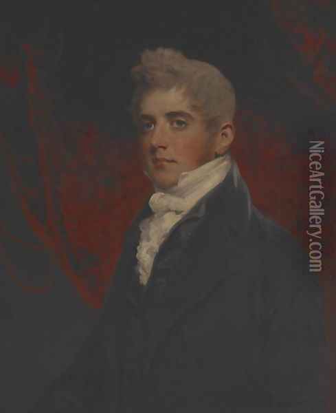 Portrait of William Inigo Jones Oil Painting - John Hoppner