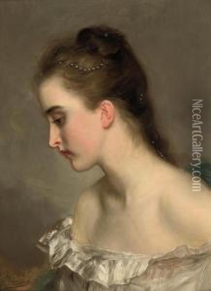 The Debutant Oil Painting - Gustave Jean Jacquet