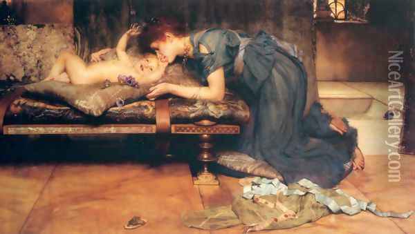 An Earthly Paradise Oil Painting - Sir Lawrence Alma-Tadema