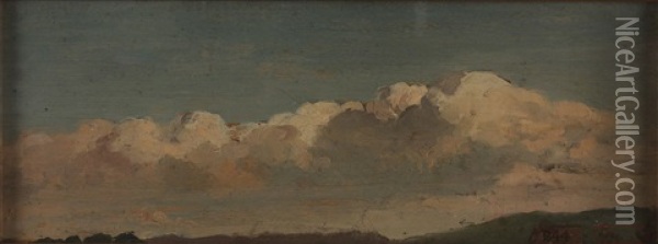 Orizzonte (o Cielo) Oil Painting - Giovanni Battista Quadrone