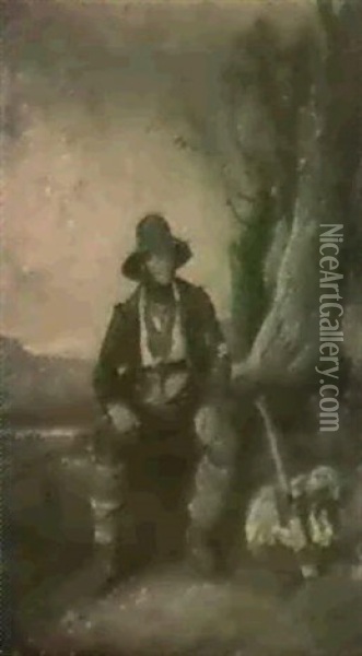 The Woodcutter Oil Painting - Benjamin (of Bath) Barker
