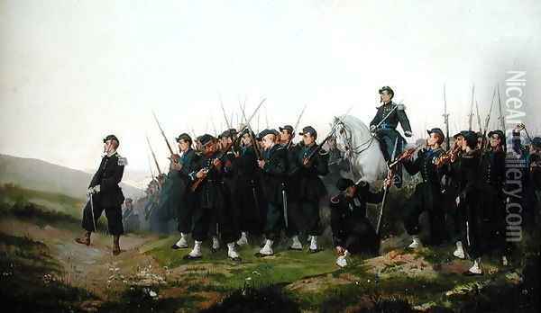 The Morning Before the Attack Oil Painting - Paul Alexandre Protais