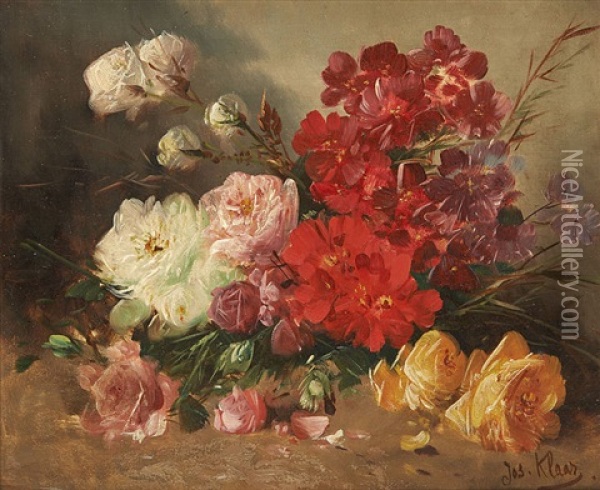 Jetee De Fleurs Oil Painting - Henry Schouten