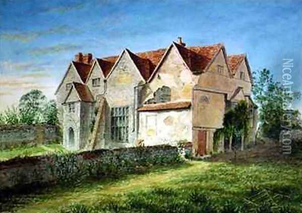 Great Buckland Kent Oil Painting - P.A. Harris