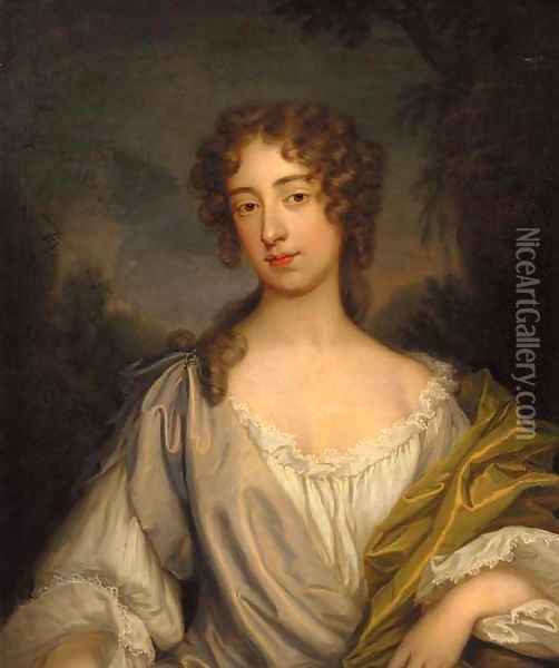 Portrait of a lady Oil Painting - Thomas Bardwell