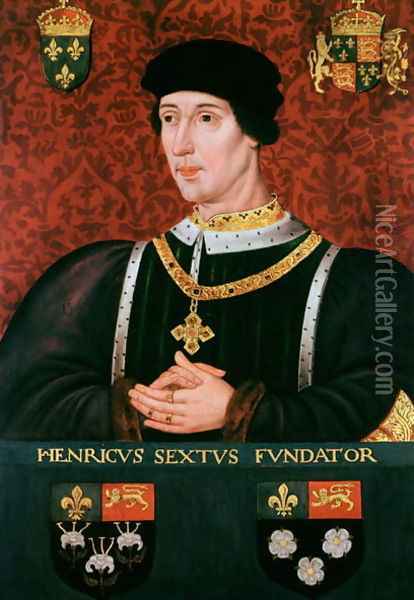 Portrait of Henry VI of England (1421-71) Oil Painting - Francois Clouet