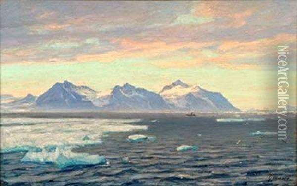 Spitsbergen Oil Painting - Georg Macco