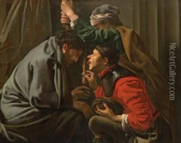 The Mocking Of Christ Oil Painting - Hendrick Terbrugghen