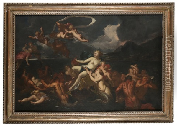 La Nascita Di Venere Oil Painting - Pietro Dandini