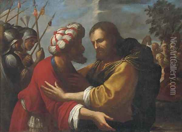 The Betrayal of Christ Oil Painting - Rutilio Manetti