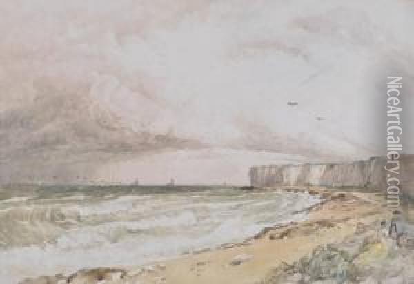 Coastal View Oil Painting - James Price