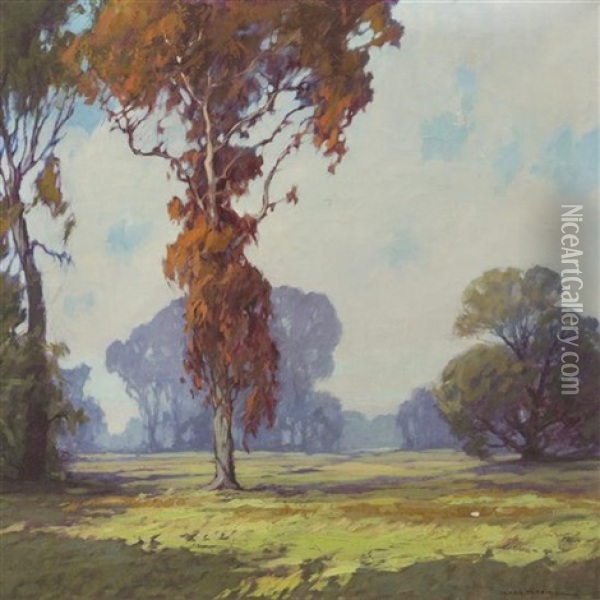 Autumn Afternoon Oil Painting - James Topping