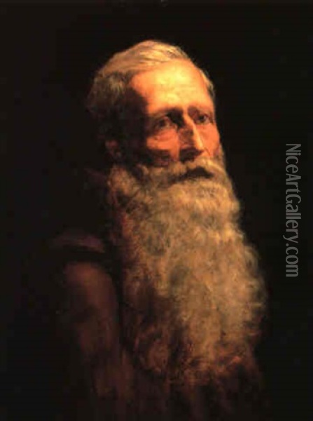 Head Of An Old Man Oil Painting - Sir Lawrence Alma-Tadema