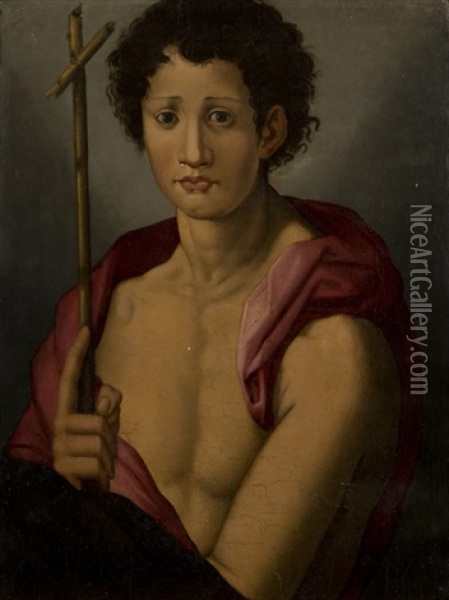 San Giovannino Oil Painting - Jacopo del Conte