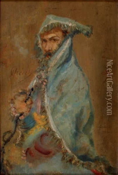 Le Fumeur De Narguile Oil Painting - Jules Cheret