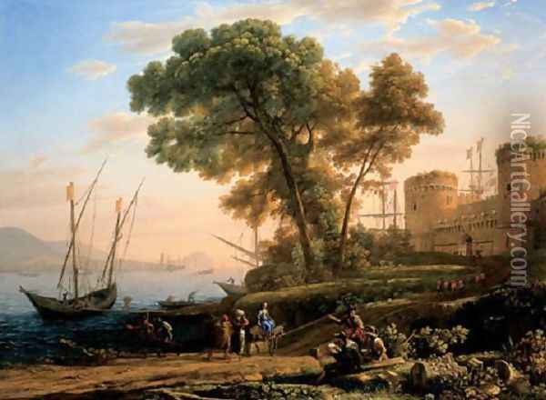 An Artist Studying Nature Oil Painting - Claude Lorrain (Gellee)