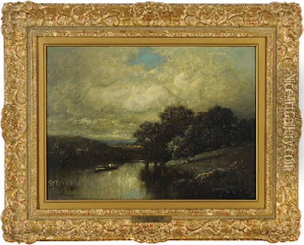 Apres L'orage Oil Painting - Jules Dupre