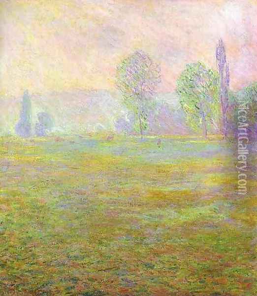 Meadows at Giverny Oil Painting - Claude Oscar Monet