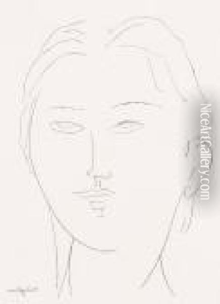 Tete De Femme I Oil Painting - Amedeo Modigliani