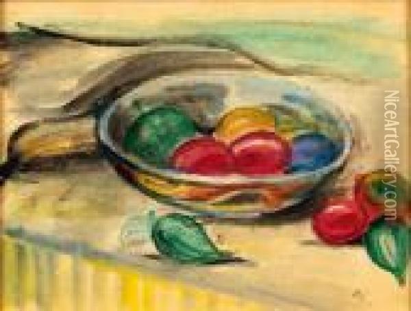 Nature Morte Aux Fruits Oil Painting - Georges Kars