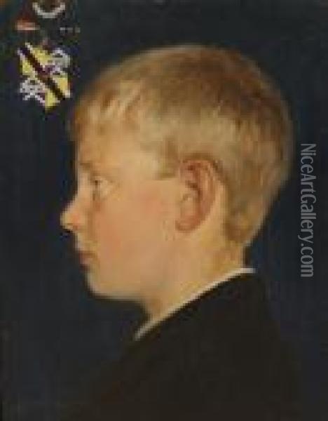 Portrait Of Young Man Oil Painting - George Richmond