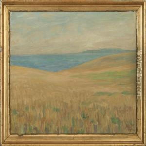 Harvest Scenery Oil Painting - Anna Elisabeth Von Erlach