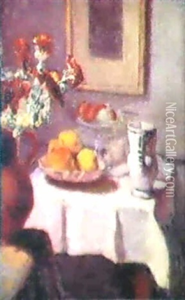 Fleurs Et Fruits Oil Painting - Roderic O'Conor