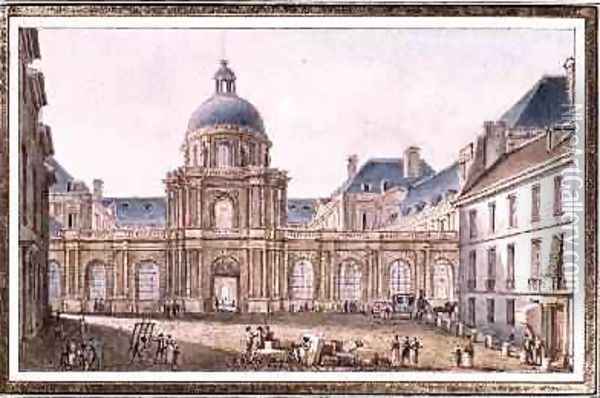 View of the Palais du Senat Conservateur Oil Painting - Victor Jean Nicolle