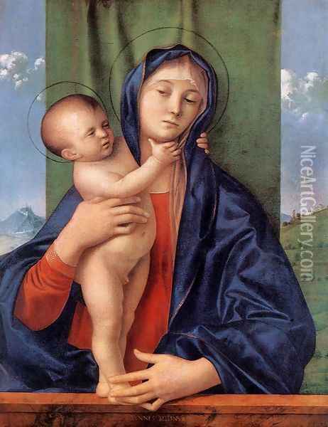 Madonna with the Child 1487 Oil Painting - Giovanni Bellini