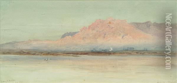Sunrise, Thebes Oil Painting - Henry Andrew Harper