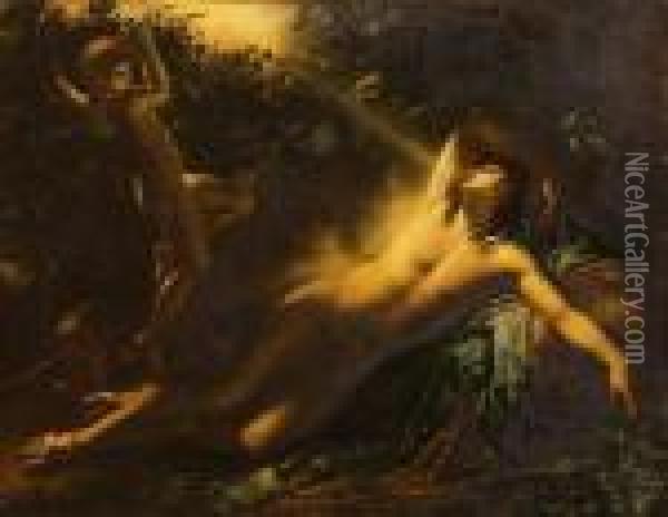 Le Sommeil D'endymion Oil Painting - Anne-Louis Girodet de Roucy-Triosson