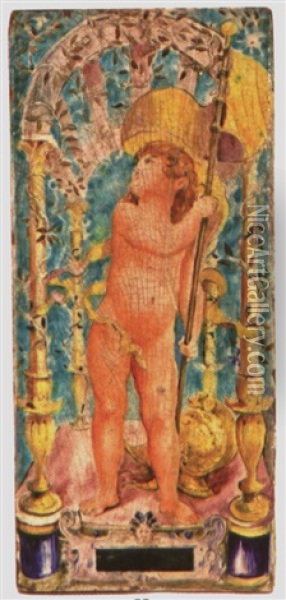 Cherubin Sous Une Arche Oil Painting - Theodore Deck