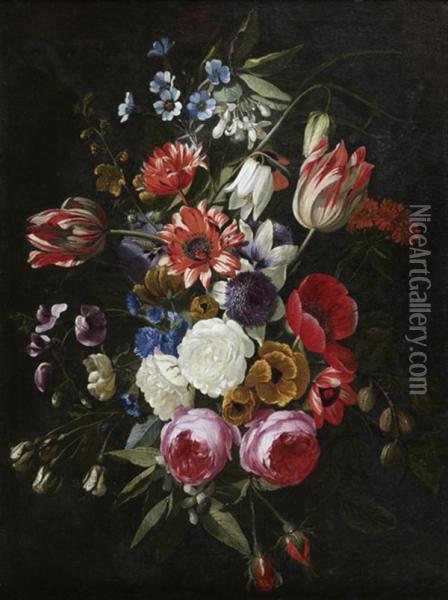 Jetee De Fleurs Oil Painting - Pieter Hardime