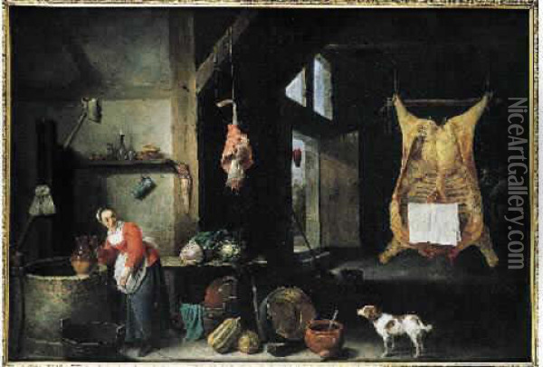 E.t. Oil Painting - David The Younger Teniers