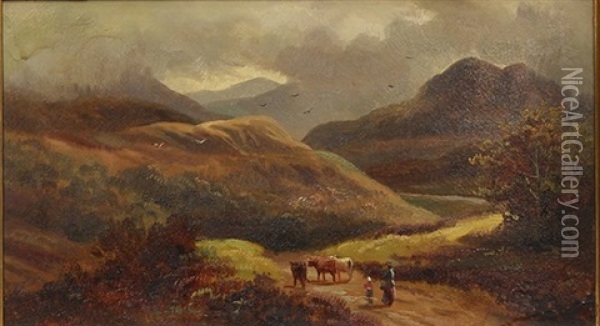 Cader Idris, North Wales Oil Painting - Lionel Percy Smythe
