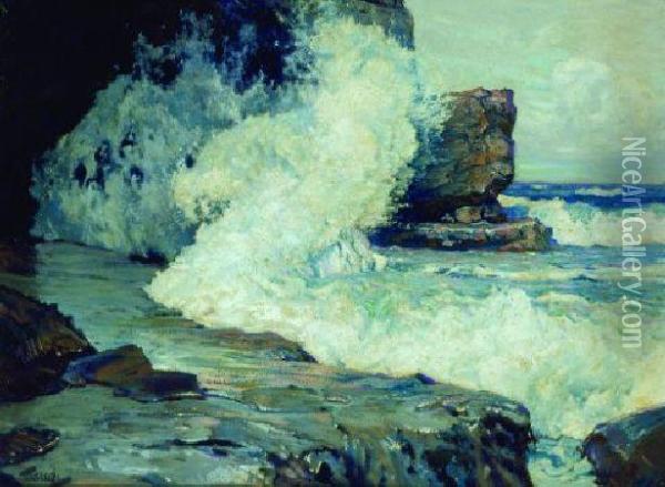 Fortissimo Oil Painting - Frederick Judd Waugh