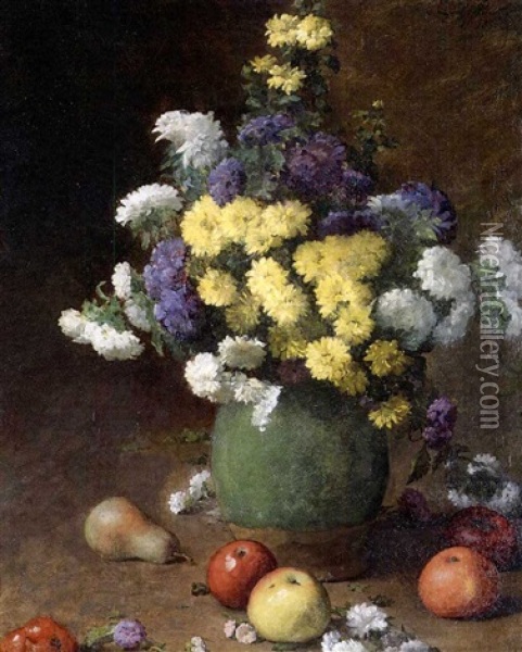 Fleurs Et Fruits Oil Painting - Claude Emile Schuffenecker