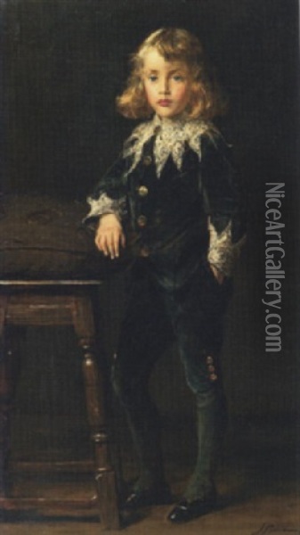 Portrait Of William Pettie Watt Oil Painting - John Pettie